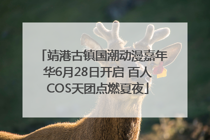 靖港古镇国潮动漫嘉年华6月28日开启 百人COS天团点燃夏夜
