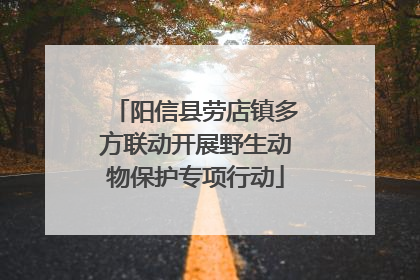阳信县劳店镇多方联动开展野生动物保护专项行动