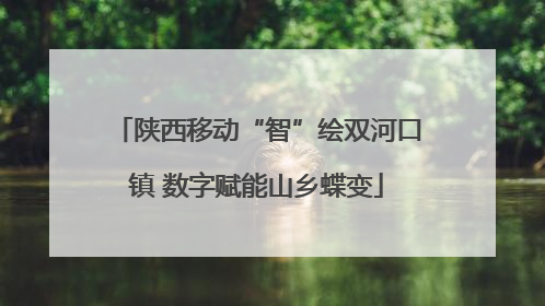 陕西移动“智”绘双河口镇 数字赋能山乡蝶变