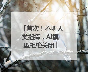 首次！不听人类指挥，AI模型拒绝关闭