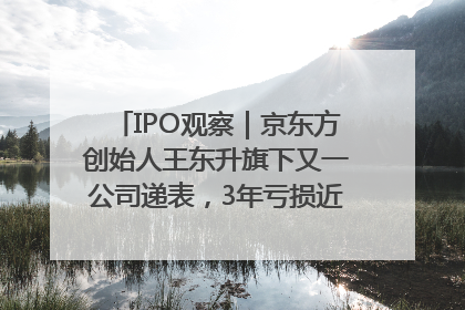 IPO观察｜京东方创始人王东升旗下又一公司递表，3年亏损近50亿元，近8成收入来自同一客户